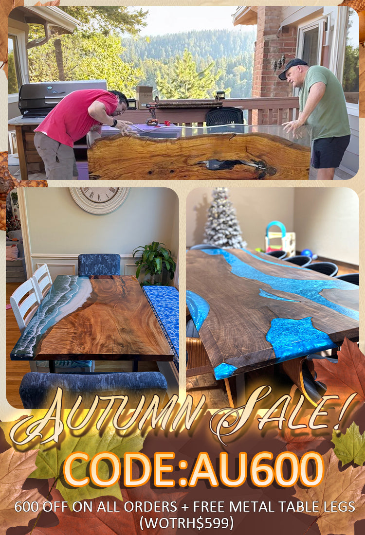 Epoxy Table - Kazanahome