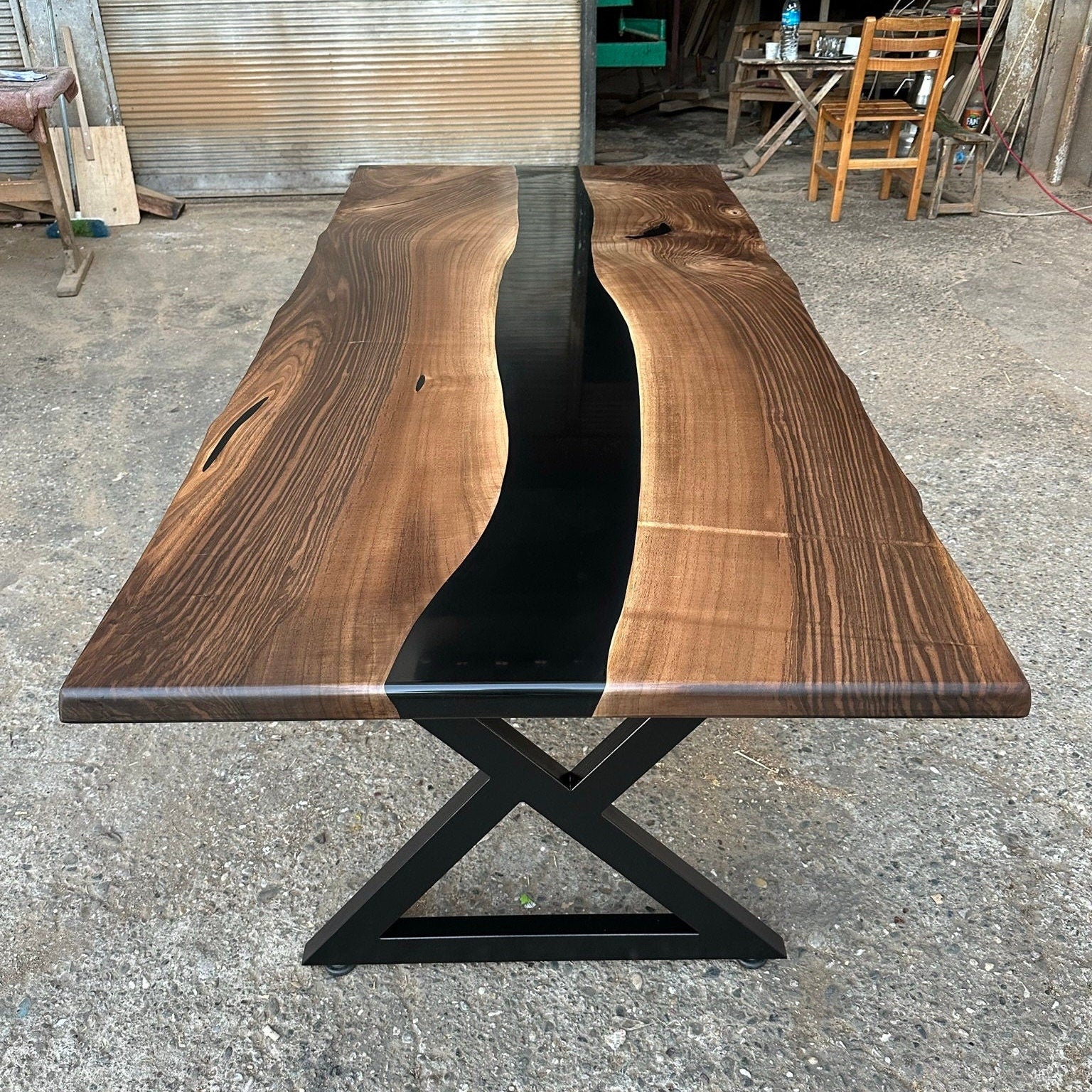 Wood Epoxy Table - Kazanahome in Colorado