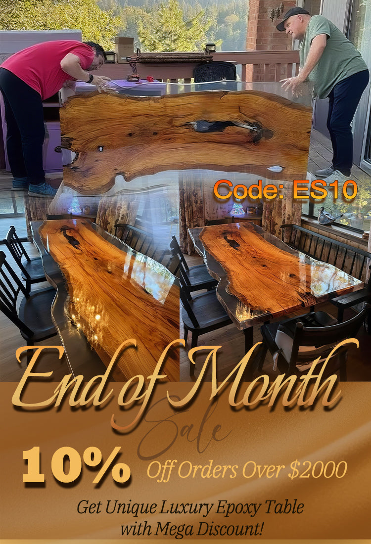Epoxy Table in California-Kazanahome
