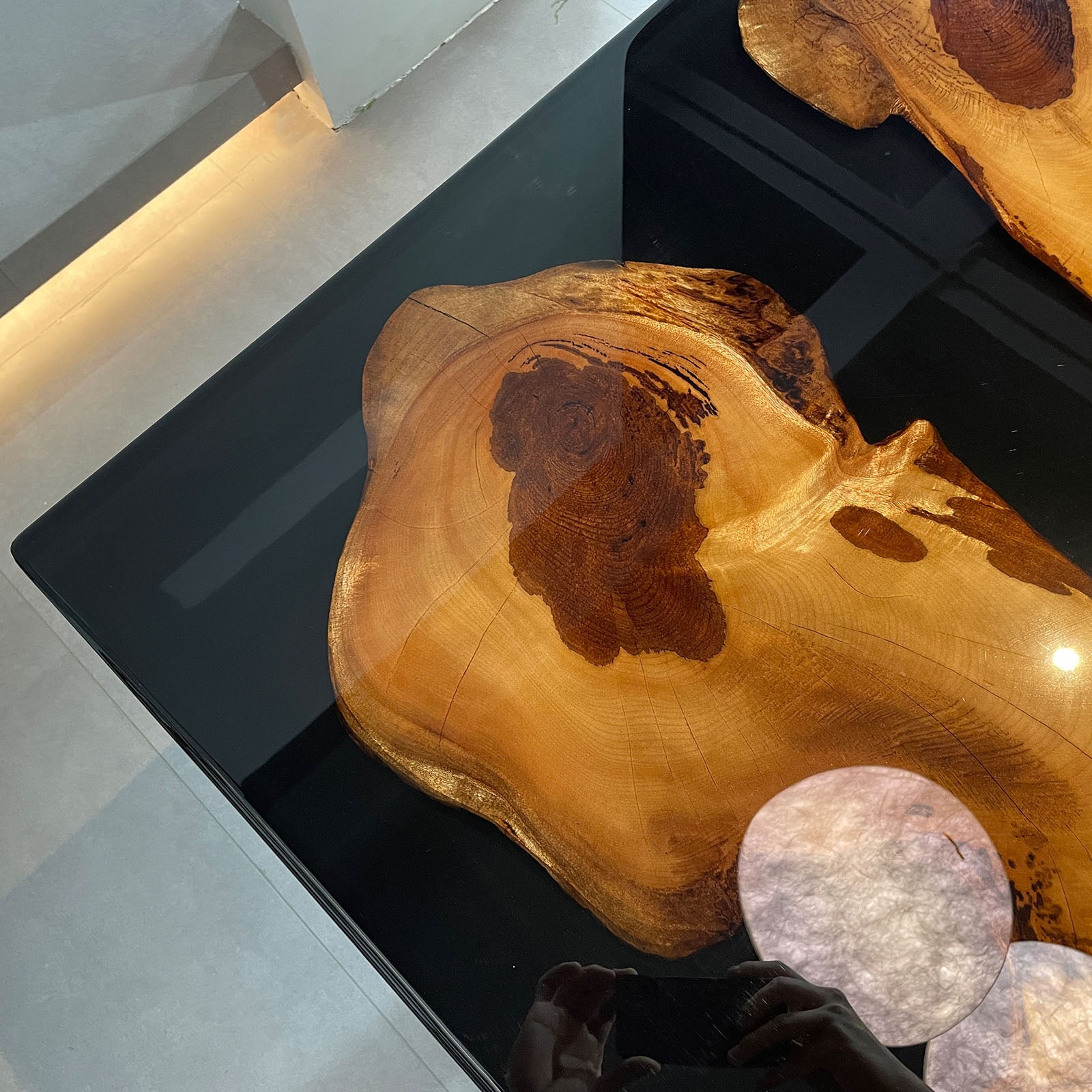 Luxury Wood Epoxy Table - Kazanahome