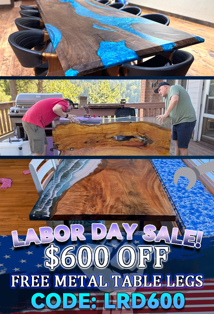 Epoxy Table - Kazanahome