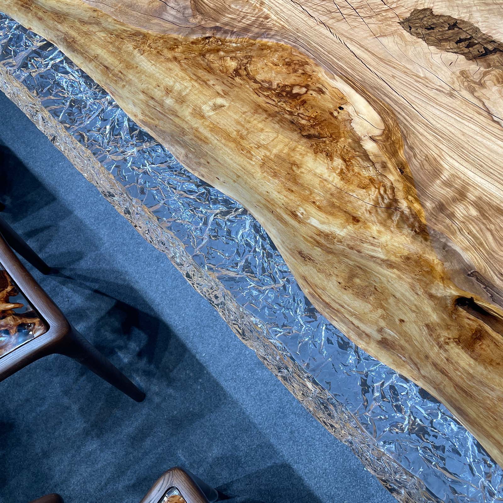 Live Edge Epoxy Wooden Table - Kazanahome