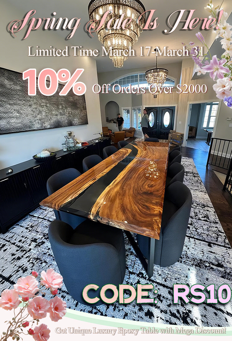 Epoxy Table for Dining Meeting Conference Table In Sacramento