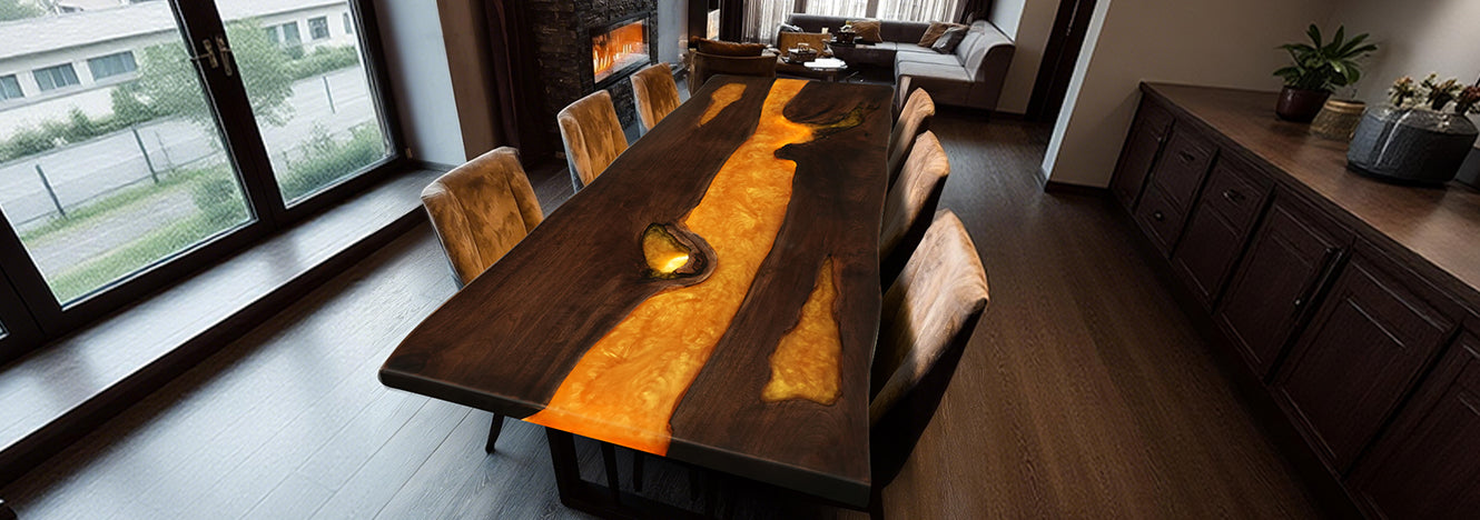 Kazanahome-led-light-epoxy-table