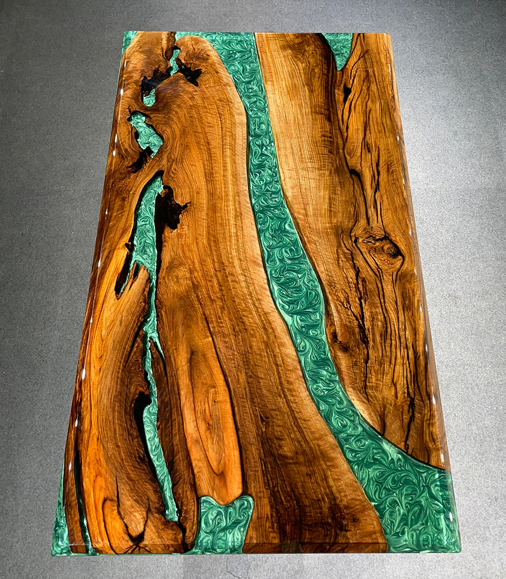 Wood Resin Epoxy Table - Kazanahome