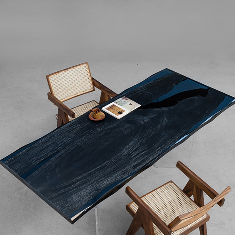 Kazanahome Carbonized Epoxy Table 