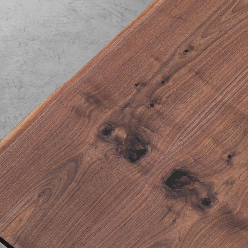 Kazanahome Black Walnut Wood Kitchen Tables 