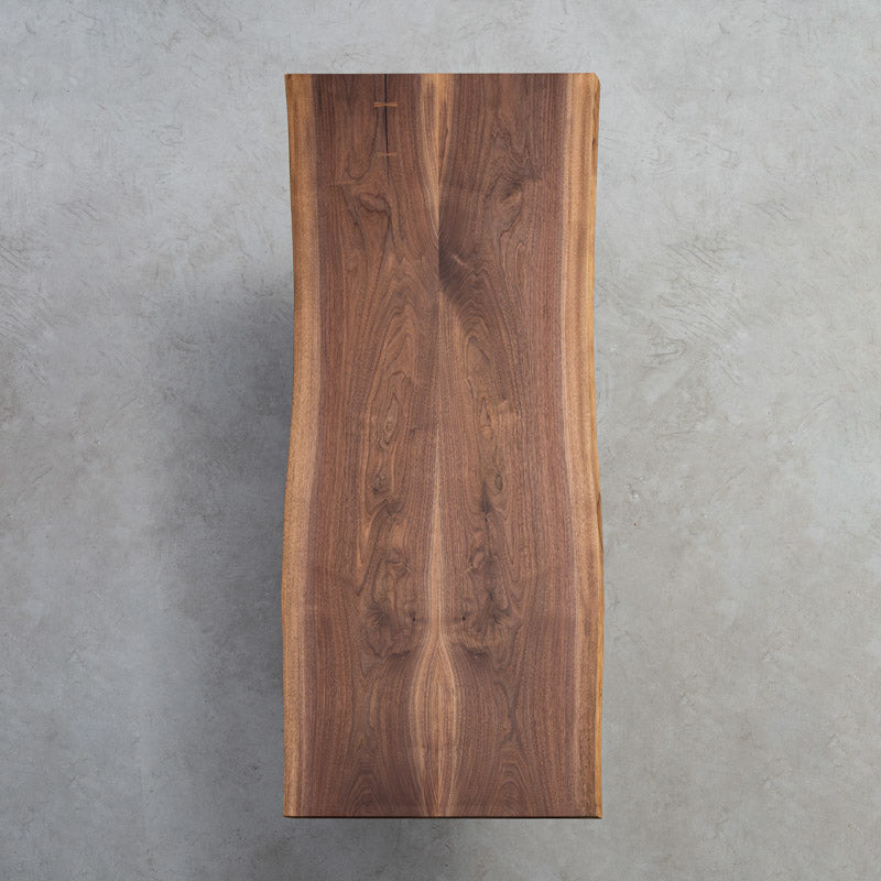 Kazanahome Rustic Chic Black Walnut Solid Wood Kitchen Tabletop