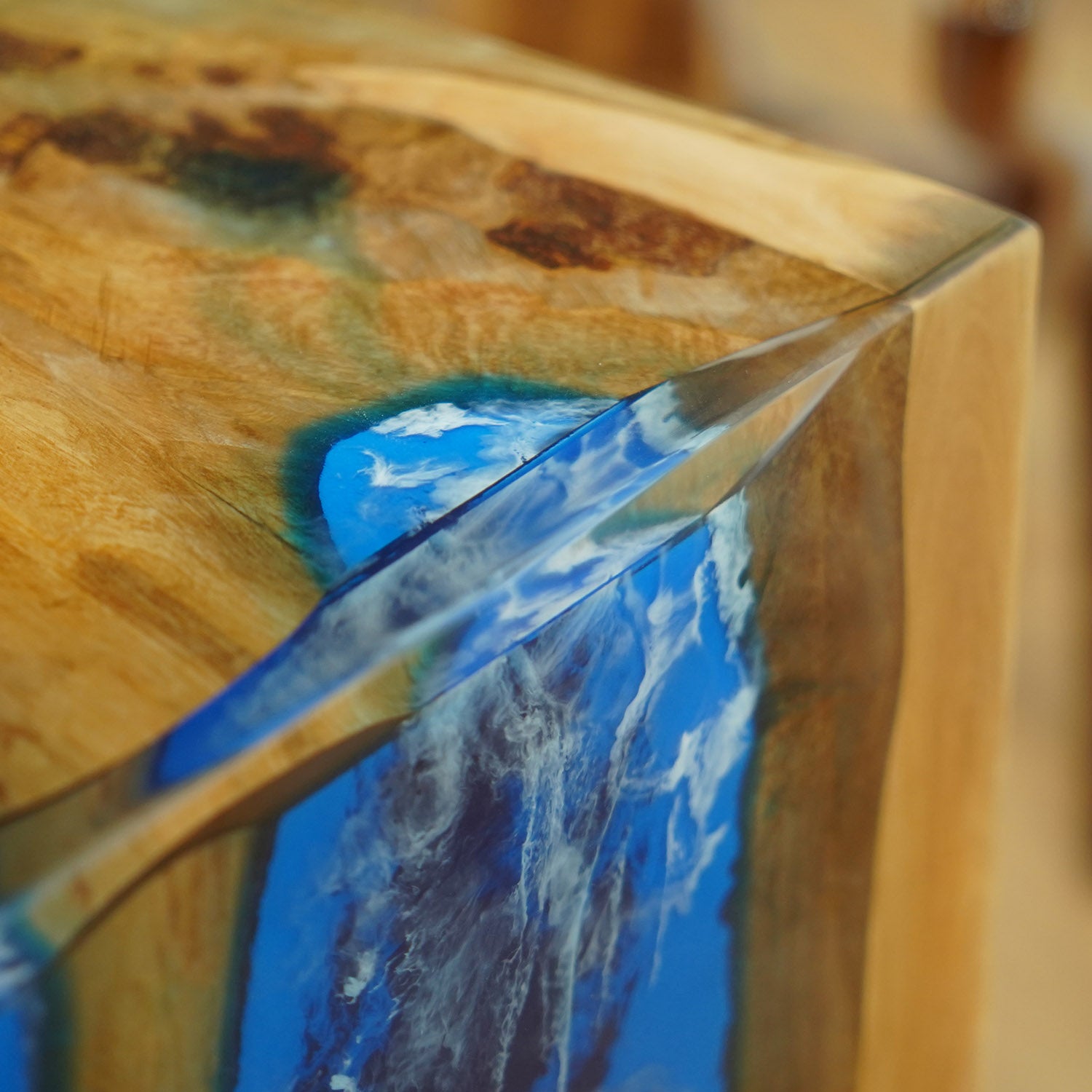 Wood Epoxy Tabletop Kazanahome