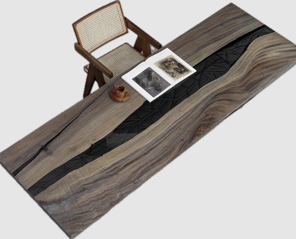 Custom Walnut Epoxy Table Deposit $1026.11 for Teresa