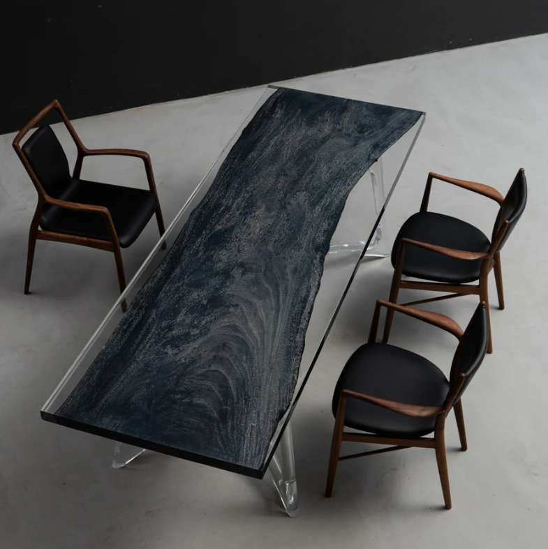 Custom Walnut Epoxy Table Deposit $1314.94 for Sheila