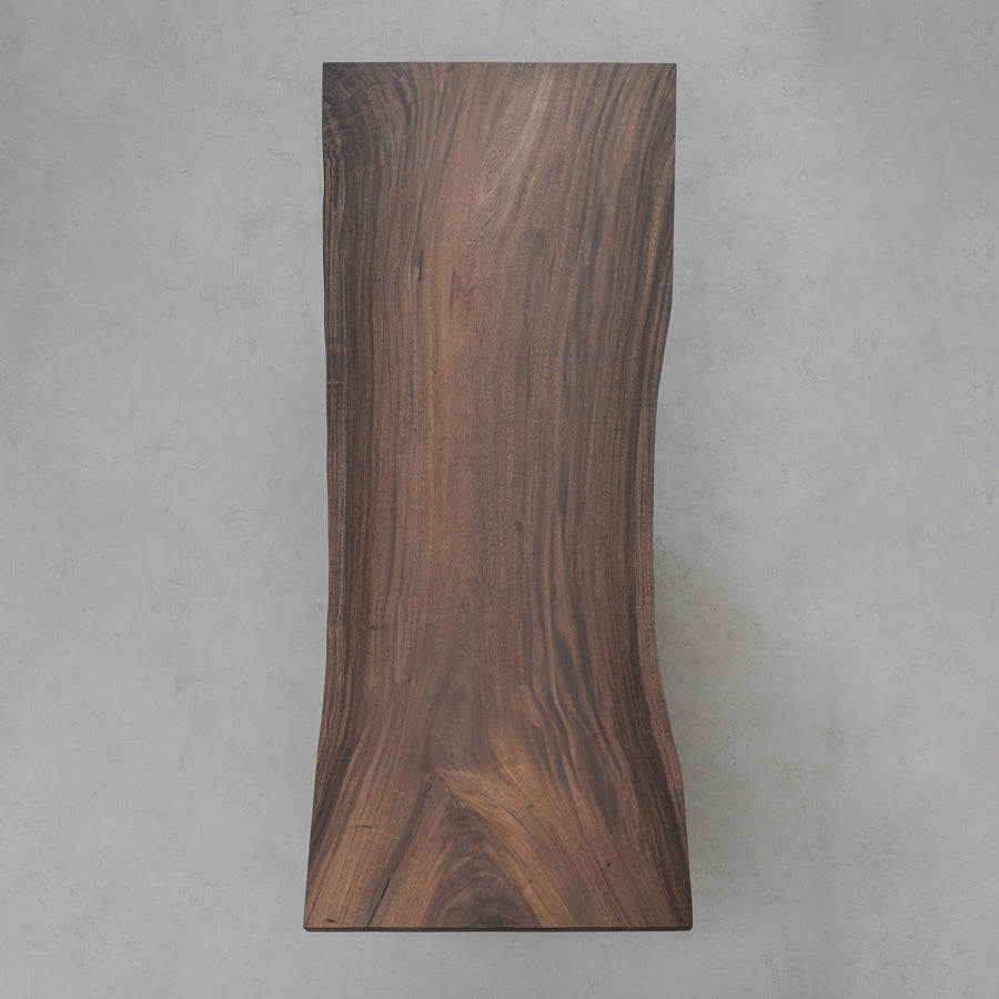 kazanahome Matched Live Edge Dining Table With Custom metal Base type