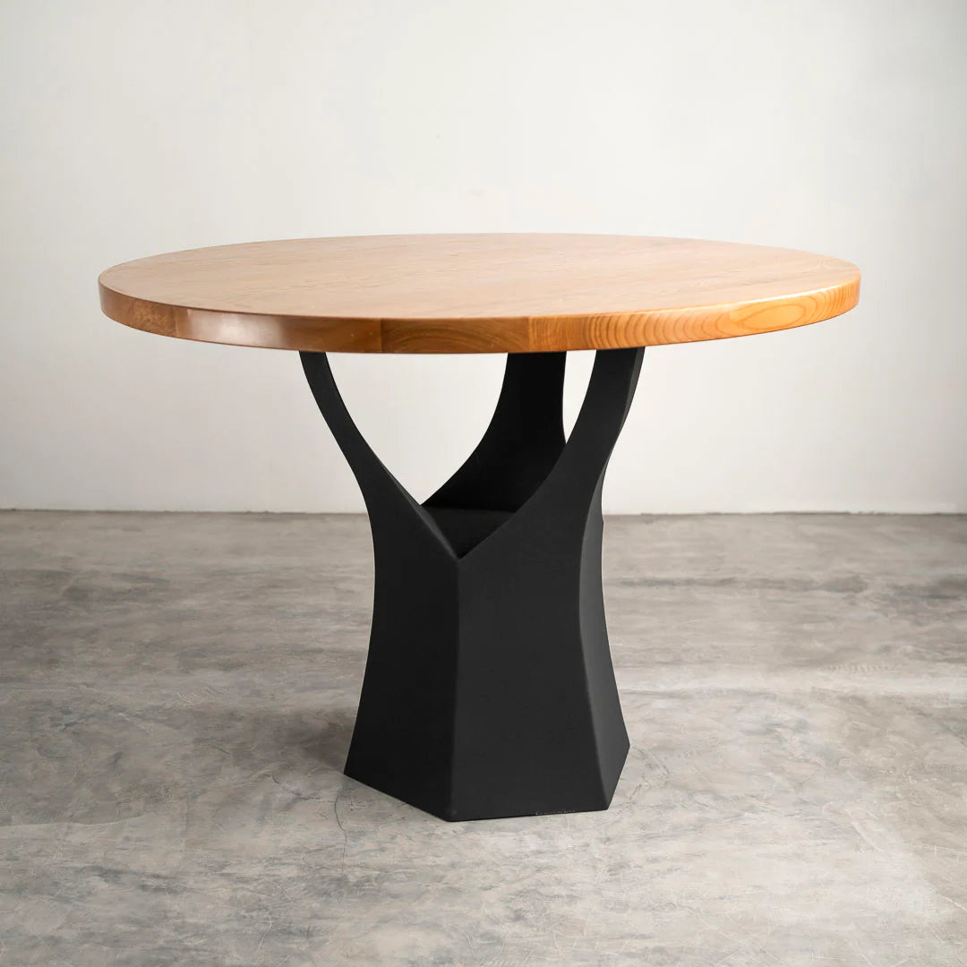 Modern Metal Base Y-Shaped 28" H for Round Table Tops