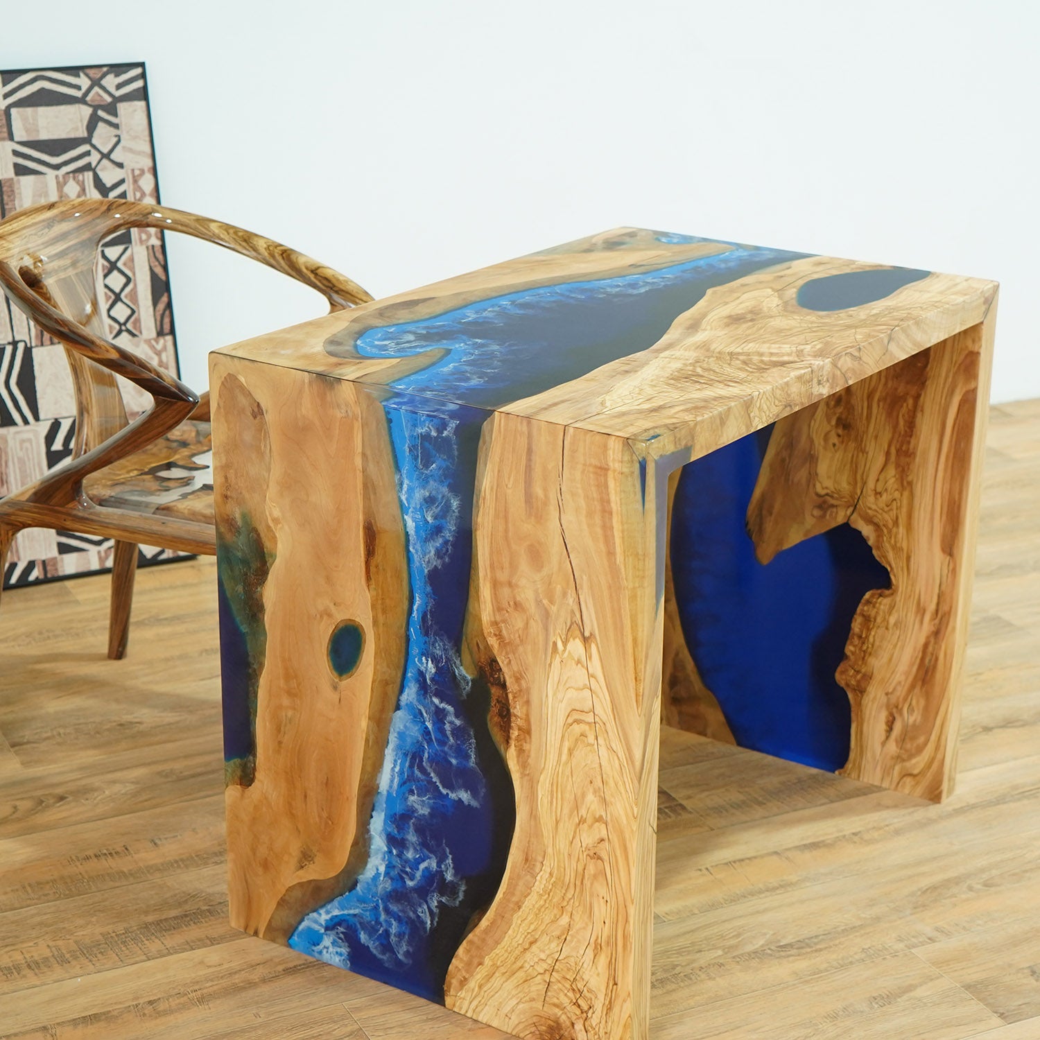 Kazanahome Coffee Epoxy Table