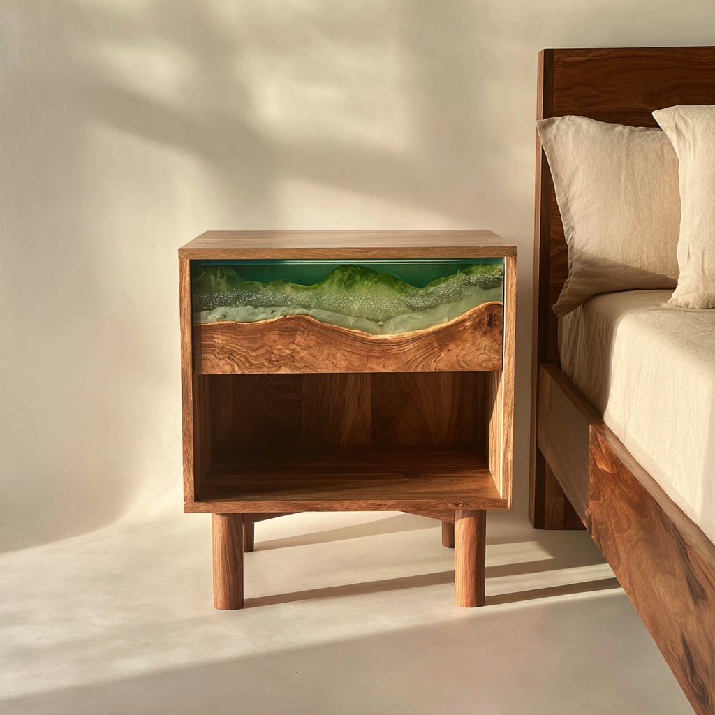Epoxy Nightstands for Boutique in Miami 
