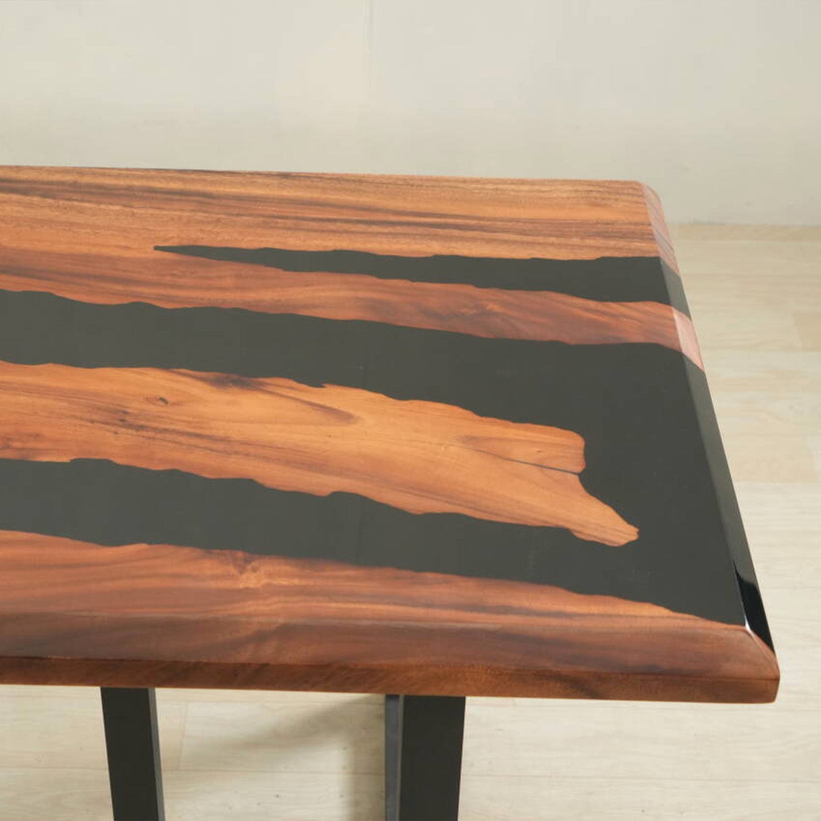 River Epoxy Walnut Table in Austin