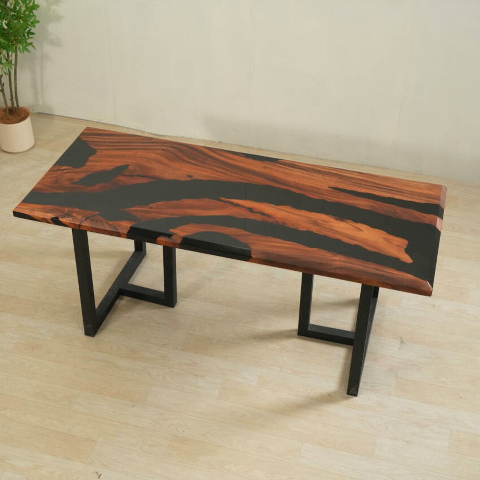 Black River Walnut Epoxy Table in Austin