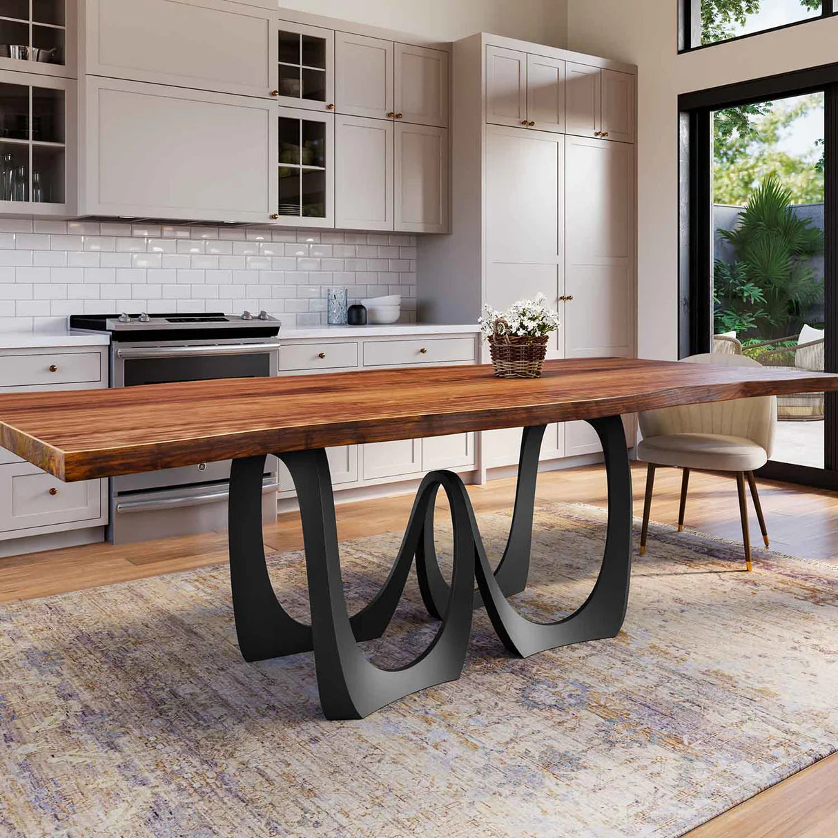 Metal Table Base - Kazanahome