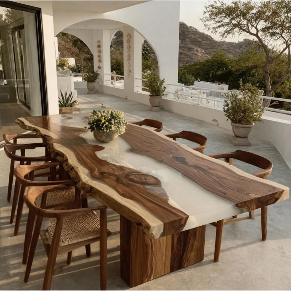 Dining Walnut Epoxy Tables in Nashville