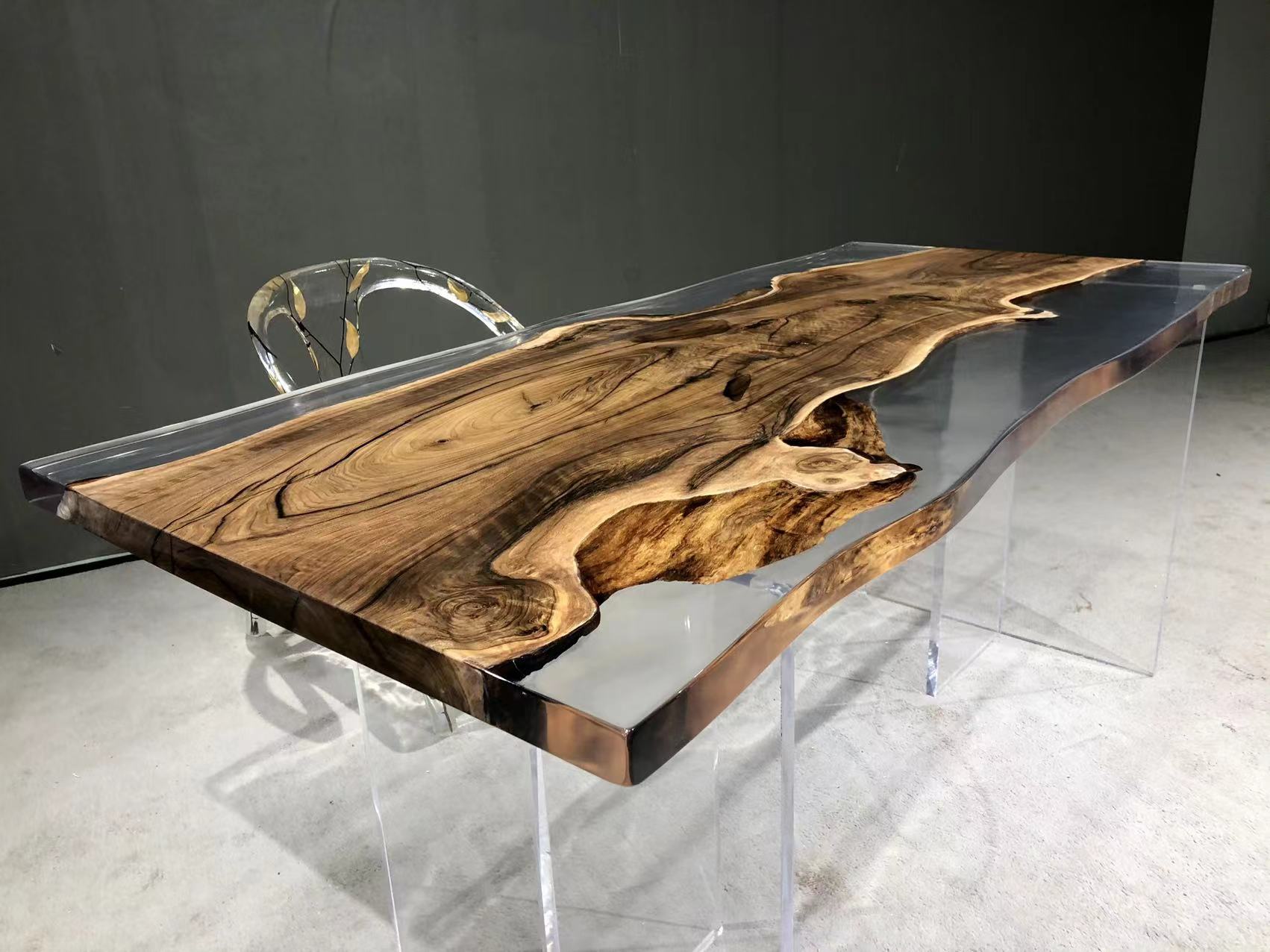 Live Edge Epoxy Table Kazanahome in New York