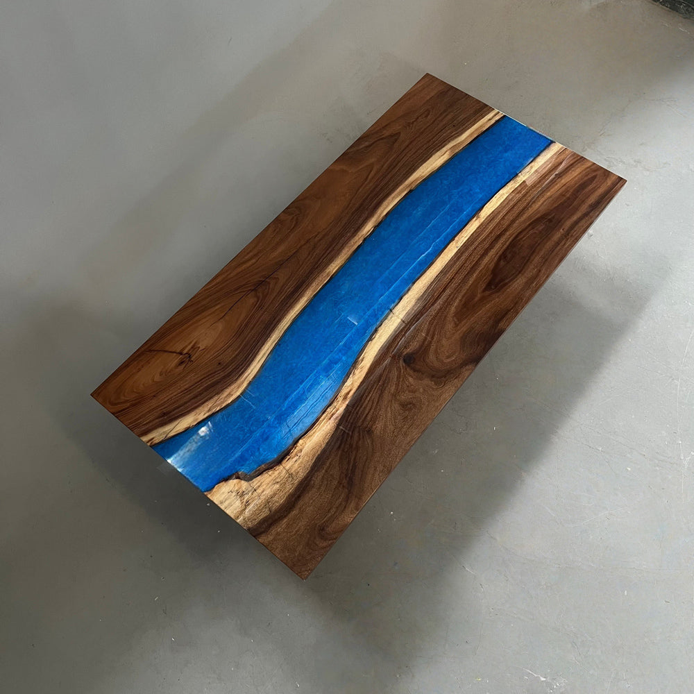 Walnut Solid Wood Epoxy Table