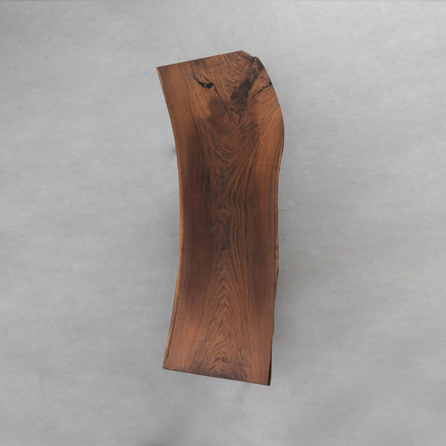 KAZANA Handmade Live Edge Slab Table Black Walnut Kitchen Table 31.5"Wx98.43"L