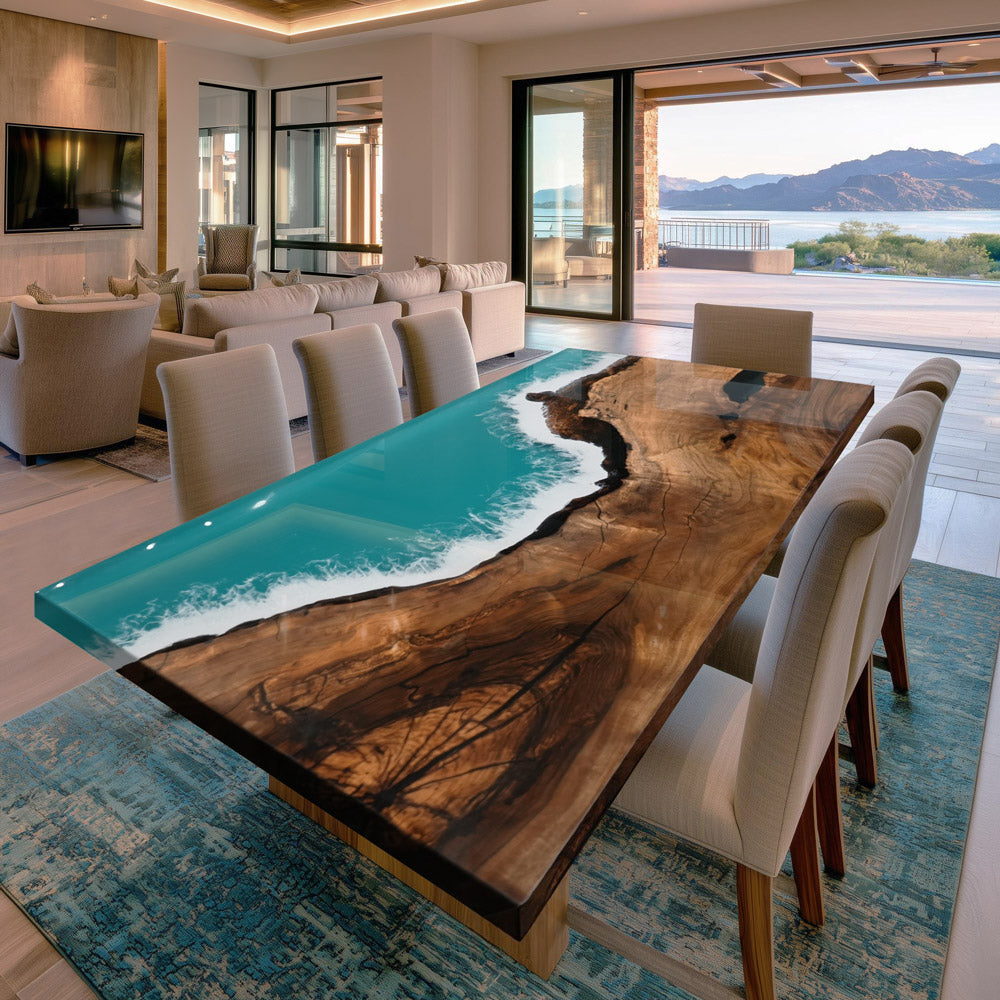 coastal-shoreline-resin-table-miami-beach-interior