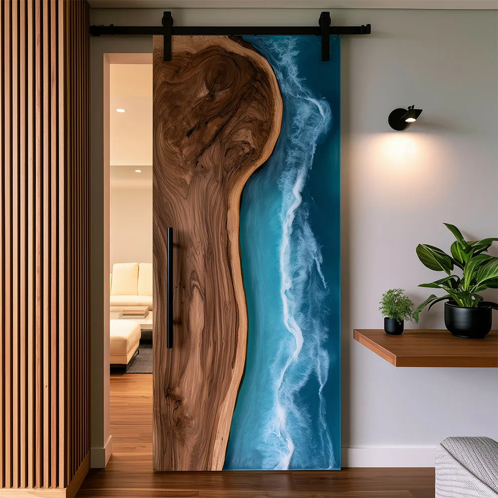 light-blue-resin-epoxy-barn-door-austin