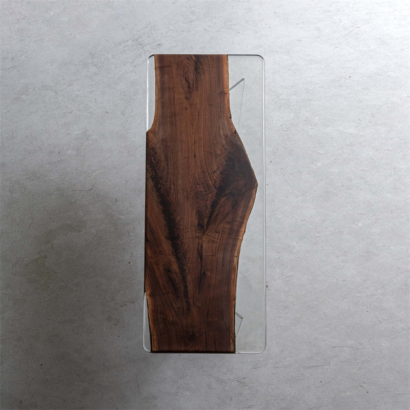 Wood Epoxy Resin Table - Kazanahome