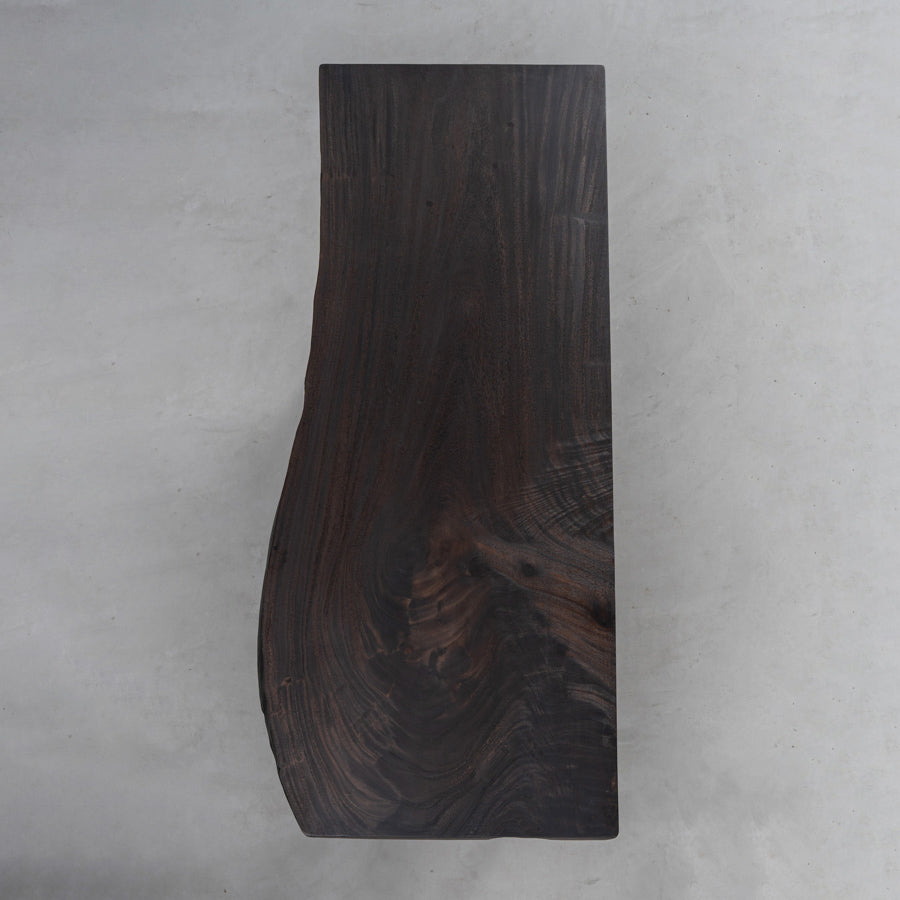 KAZANA Handmade Walnut Live Edge Wood Dining Table 33.86"Wx85.71"L