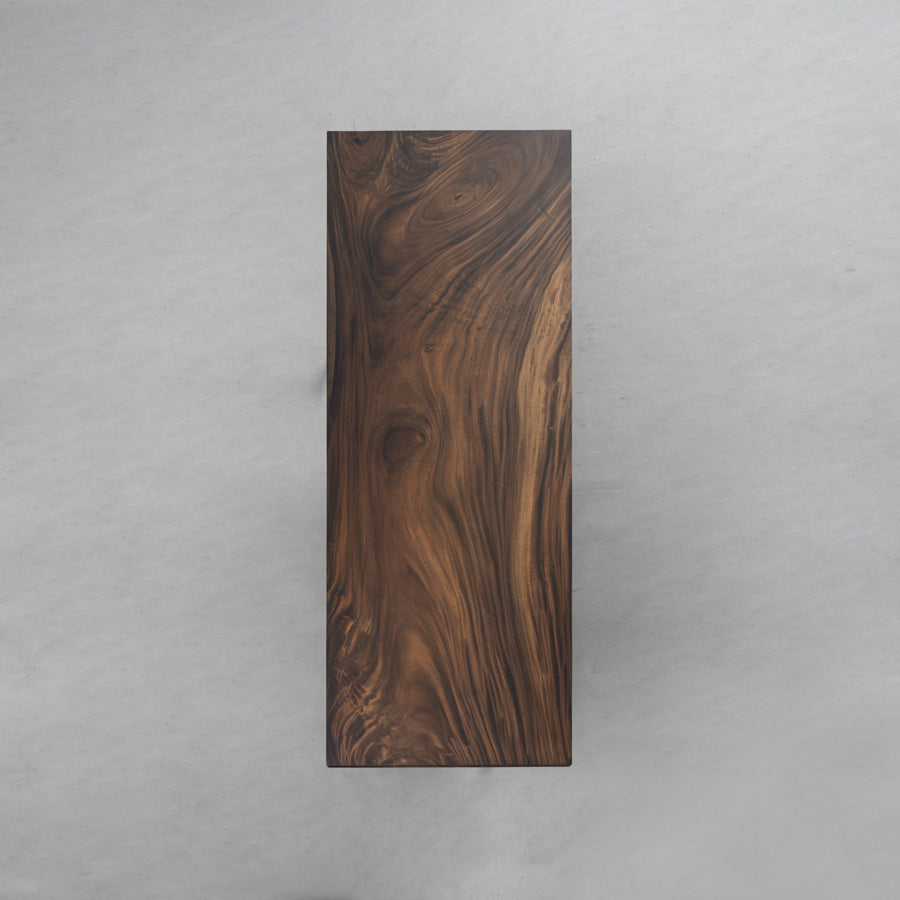KAZANA Walnut Wood Dining Table 35.39"Wx88.98"L