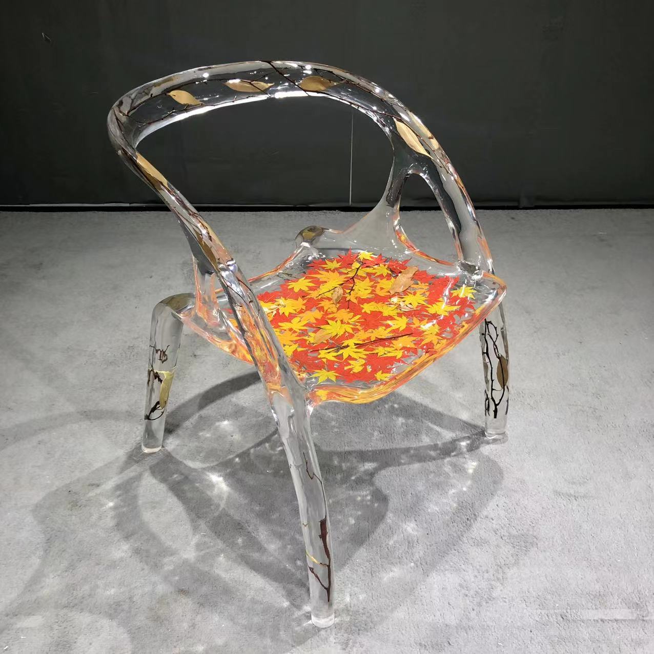 kazanahome-epoxy-resin-Maple-leaf-chair-2