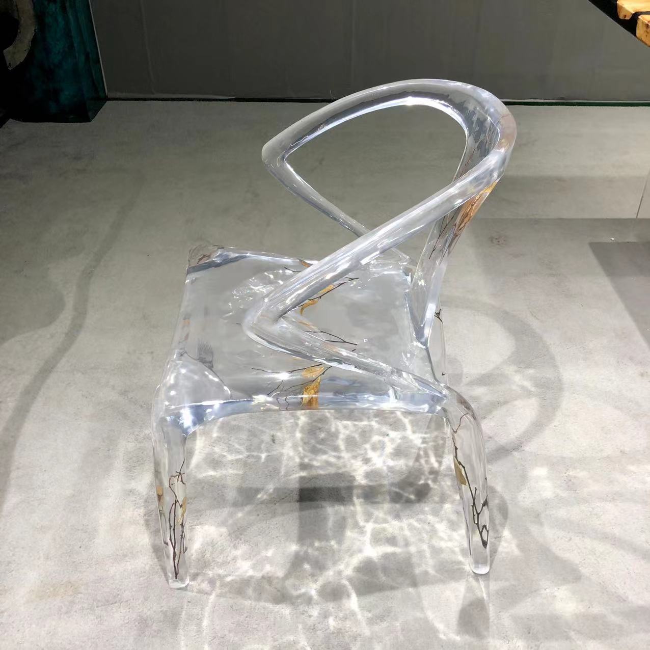 kazanahome-epoxy-resin-Transparent-Back-rest-Leaf-chair-3