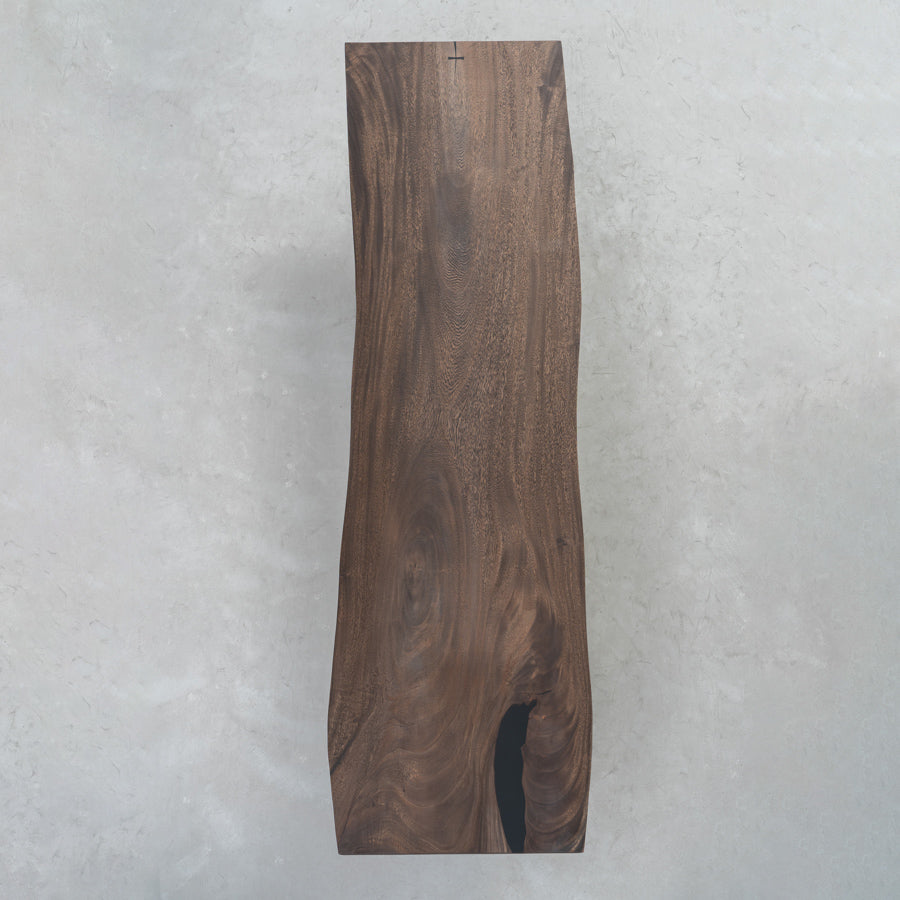 Black Walnut Rectangle natural wood Table kazanahome 