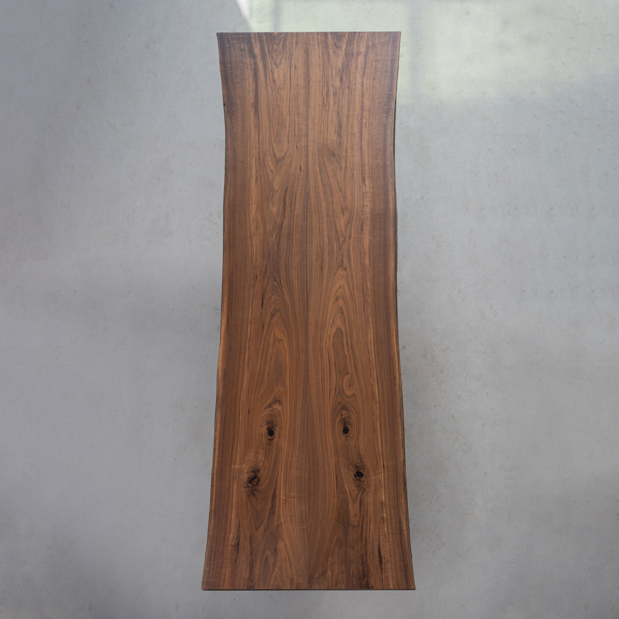KAZANA Black Walnut Live Edge Table 40.47"Wx110.6"L