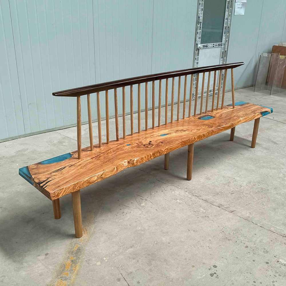 Kazanahome Custom Seating epoxy bench