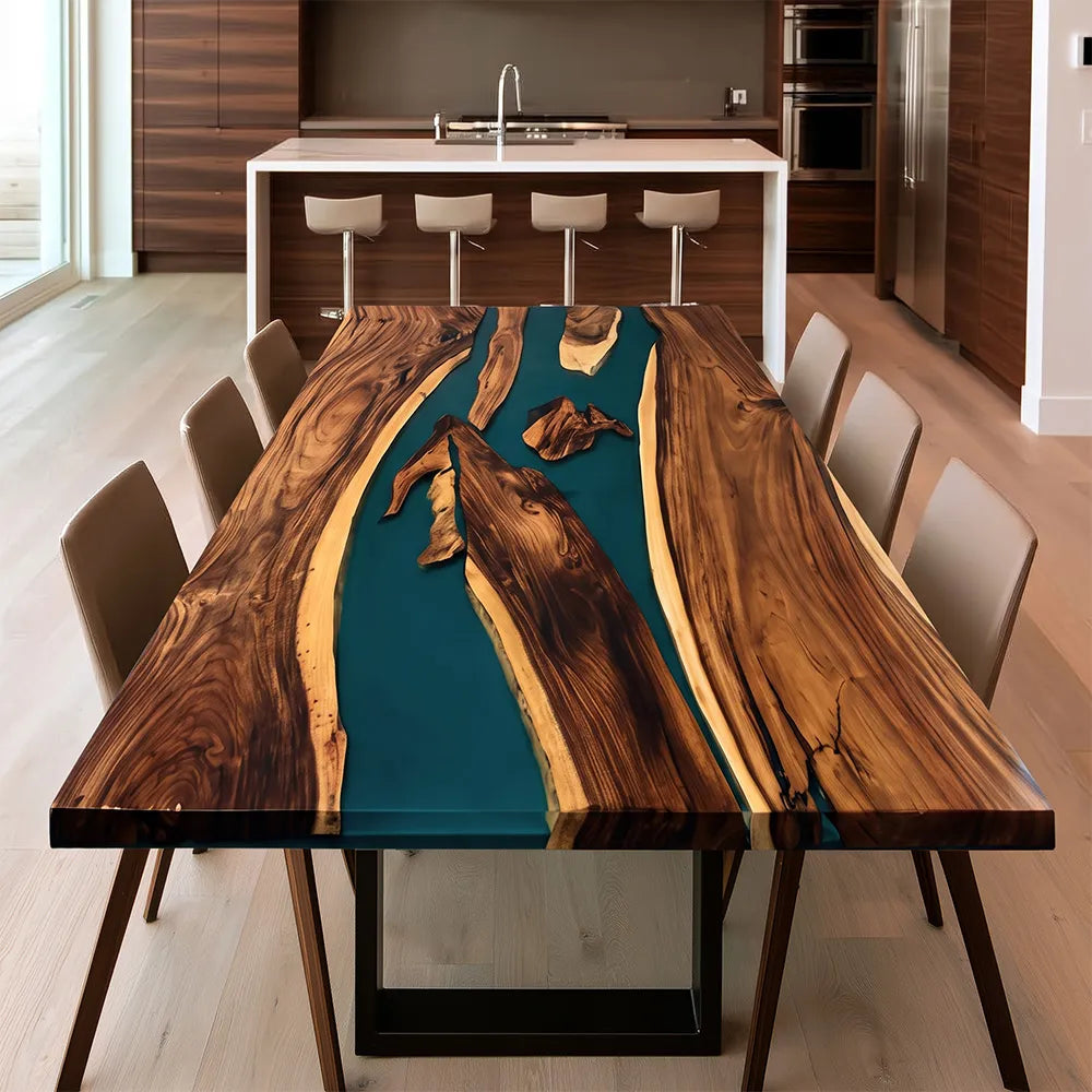 walnut-blue-epoxy-table-seattle-wa