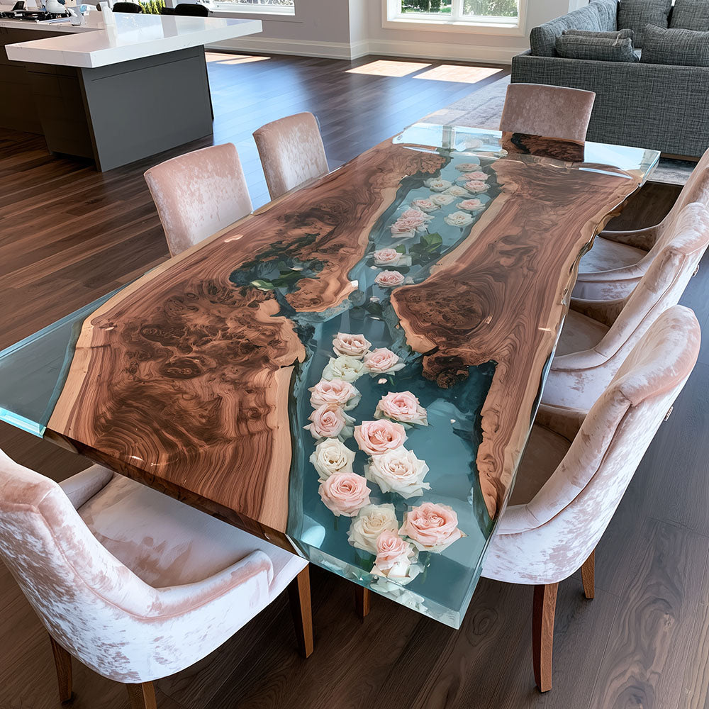 walnut-floral-epoxy-table