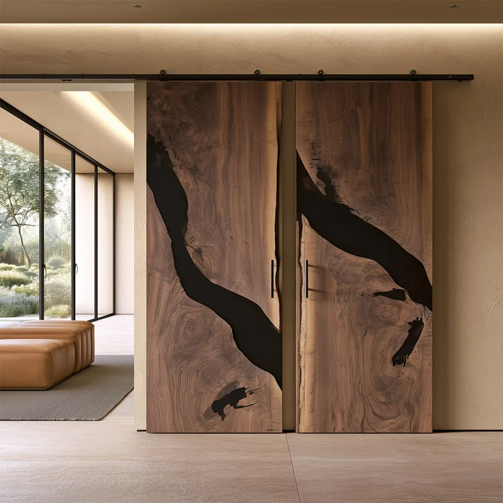 walnut-resin-entrance-door