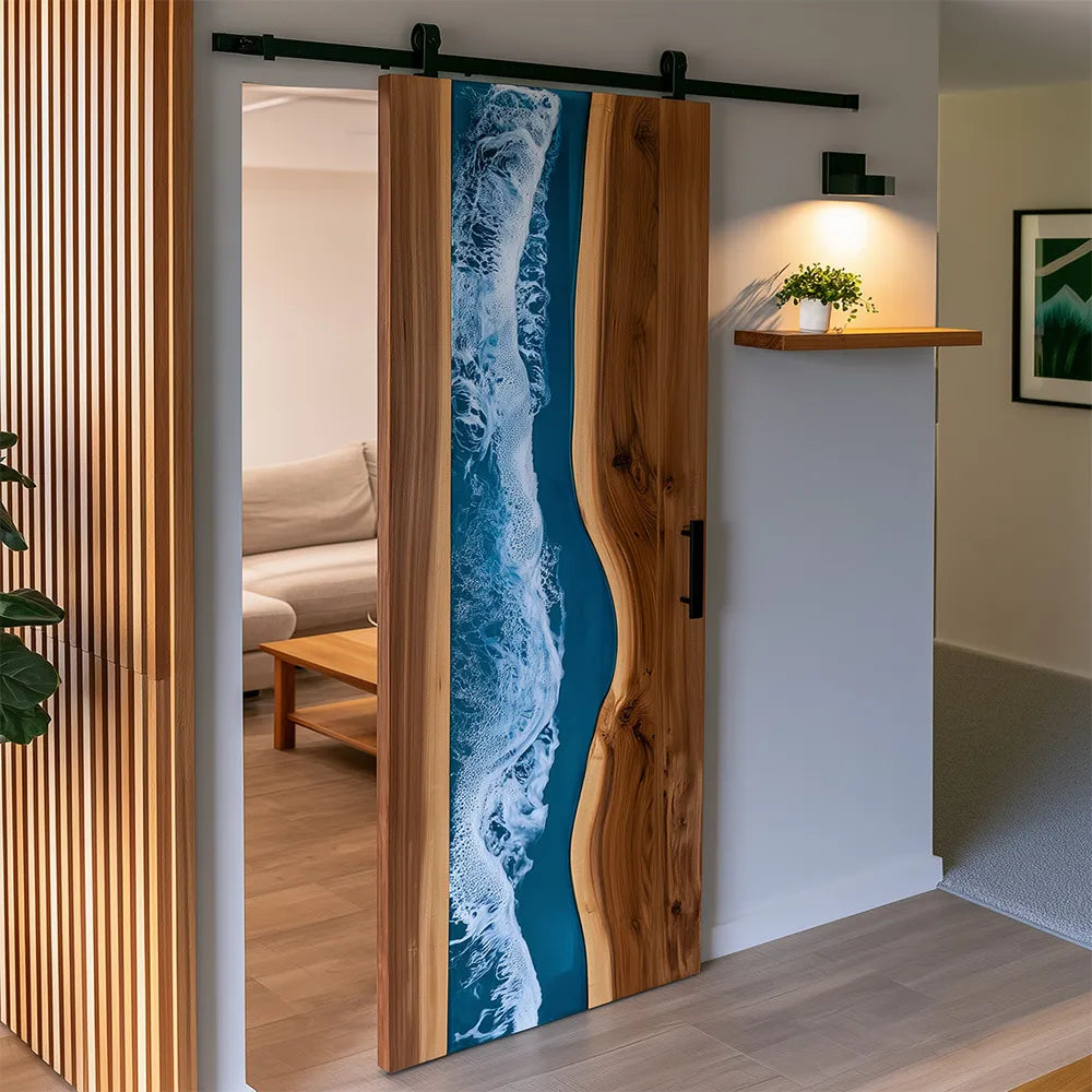 walnut-wave-epoxy-sliding-barn-door-seattle