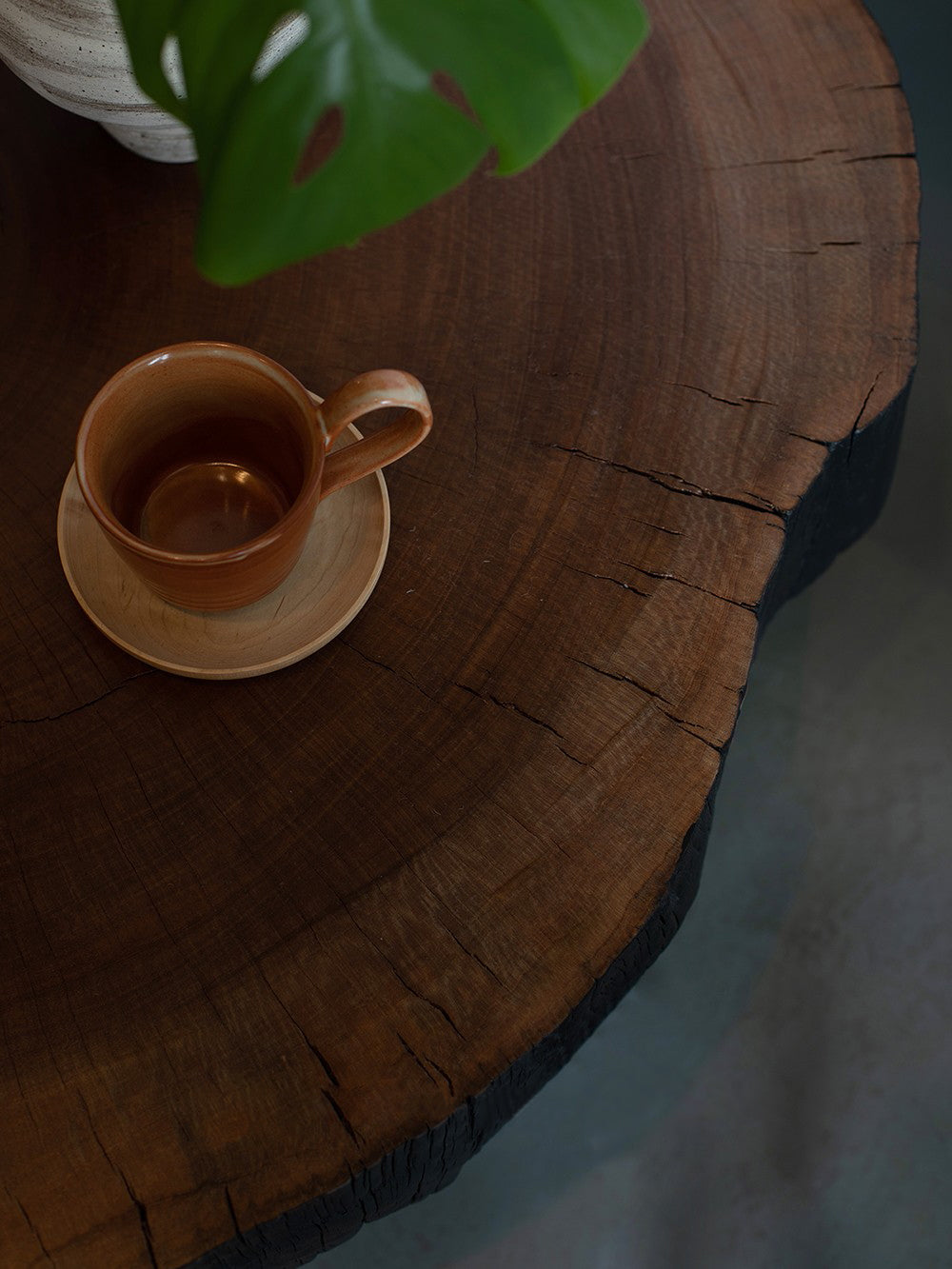 KAZANA Home Round Wood Coffee Table SP158-100-72