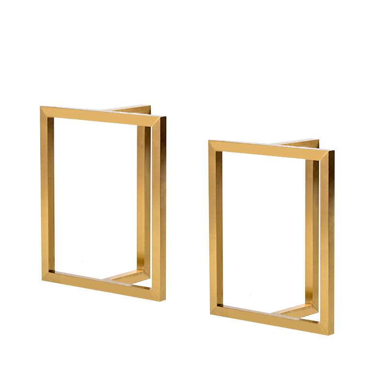 Metal Table Leg / Table Base T-shape Golden Color TL-04 One-pair - Kazanahome