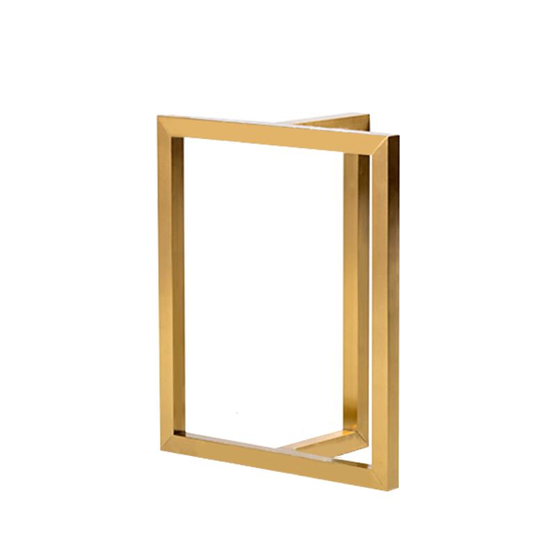 Metal Table Leg / Table Base T-shape Golden Color TL-04 One-pair - Kazanahome
